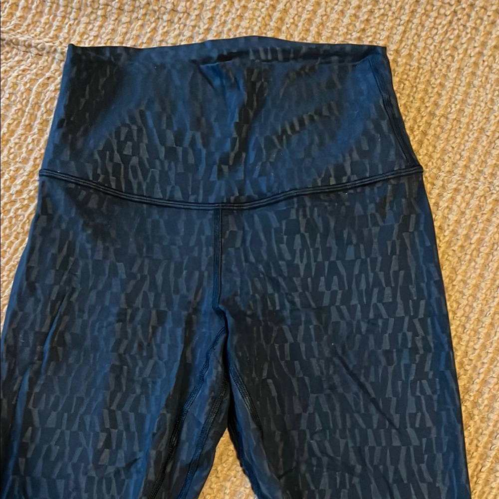 Lululemon Align Black Patterned High-Waisted Leggings